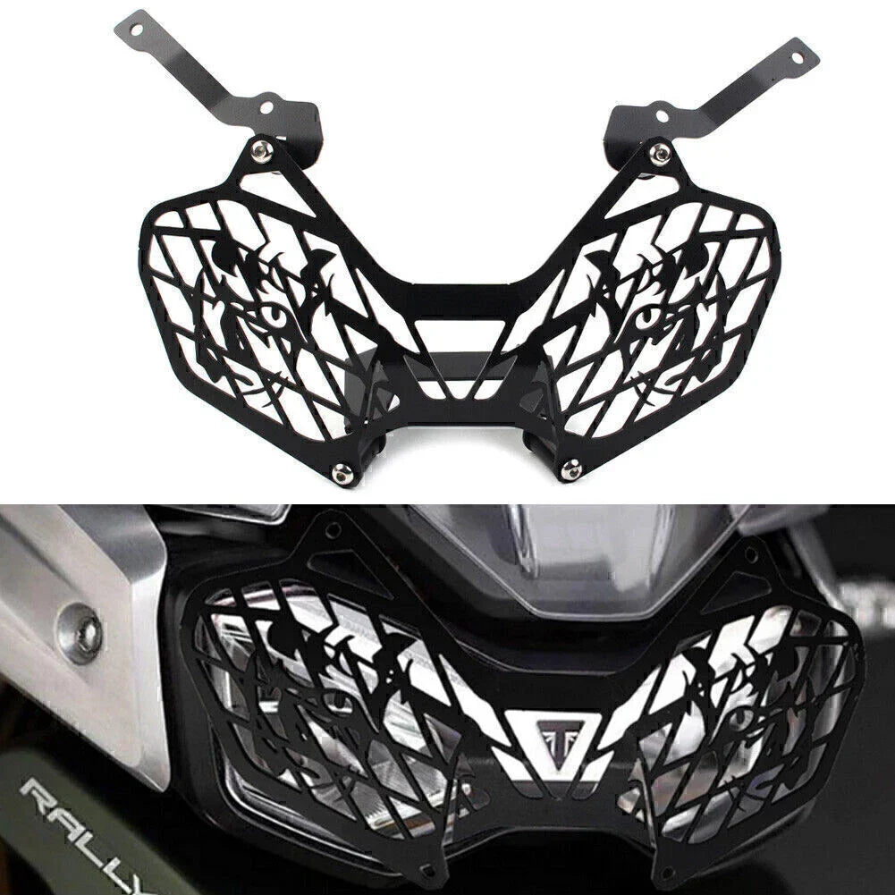 Black Headlight Grille Guard Cover for Tiger 900 Rally GT PRO (2020)