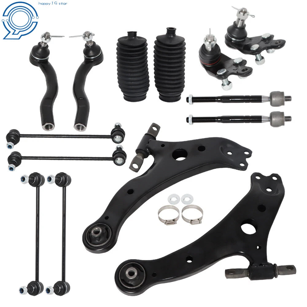 14pc Front Lower Control Arm Tie Rods Kit for Toyota Camry (2007–2011)