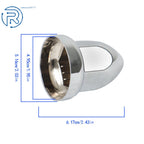 Set of 20 Lug Nut Covers for Semi Truck (33mm Chrome ABS Push on)