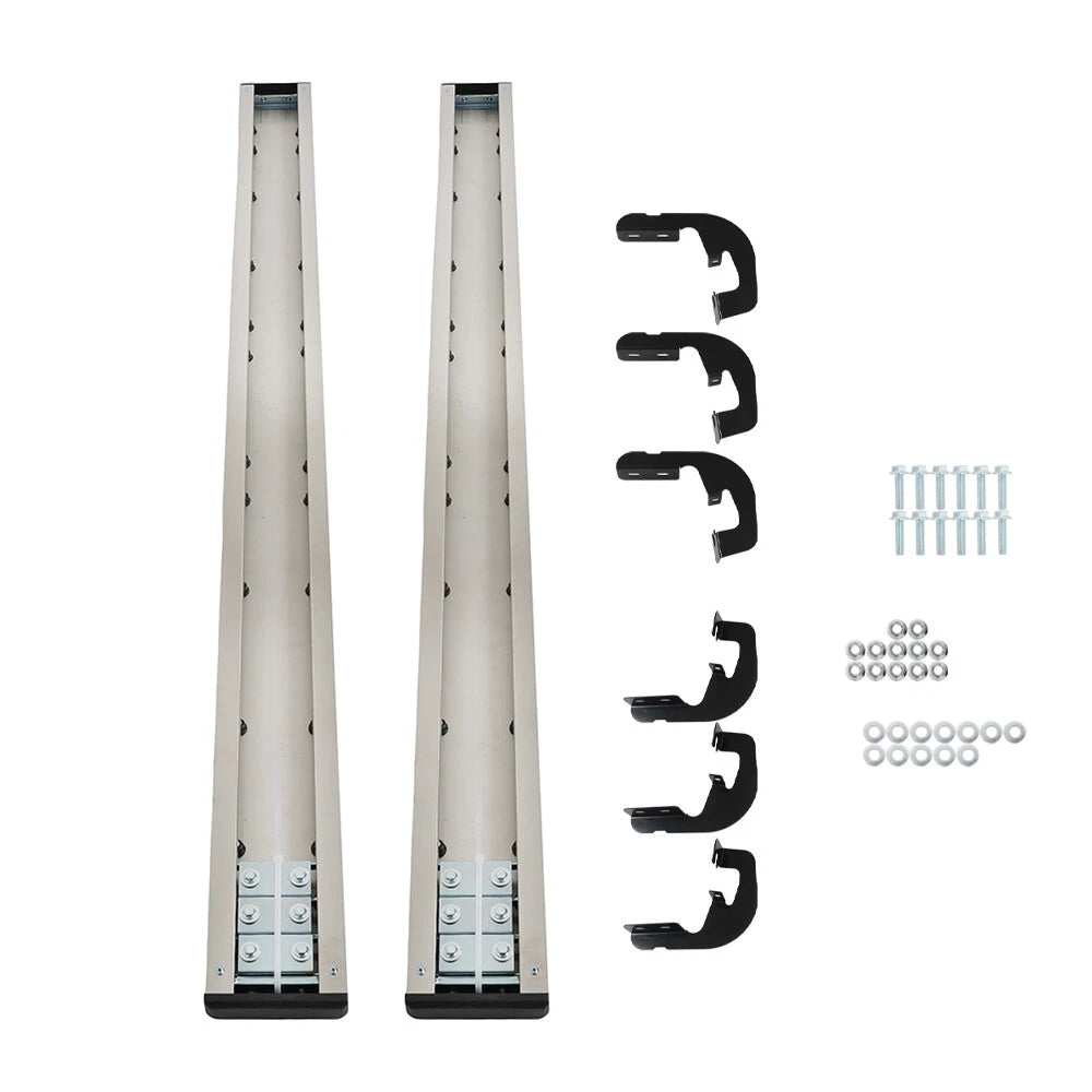 Running Boards Side Steps for Chevy Silverado 1500 (2019–2023) Silver