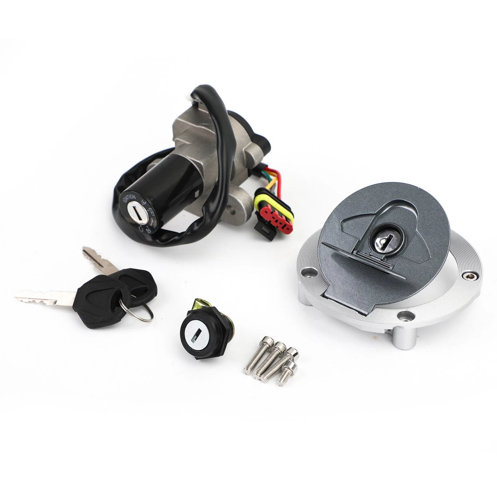 Ignition Switch Gas Cap Seat Lock Set for MV Agusta Brutale B4 910 989 1098