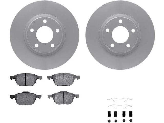 Front Brake Pad and Rotor Kit for Mazda 5 (2006–2010, 2012–2015) KG283MD