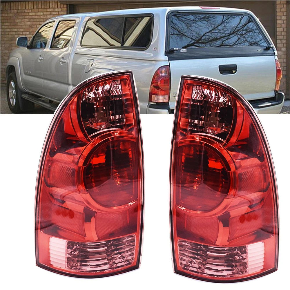Set of 2 Red LED Tail Lights for Toyota Tacoma (2005–2015)
