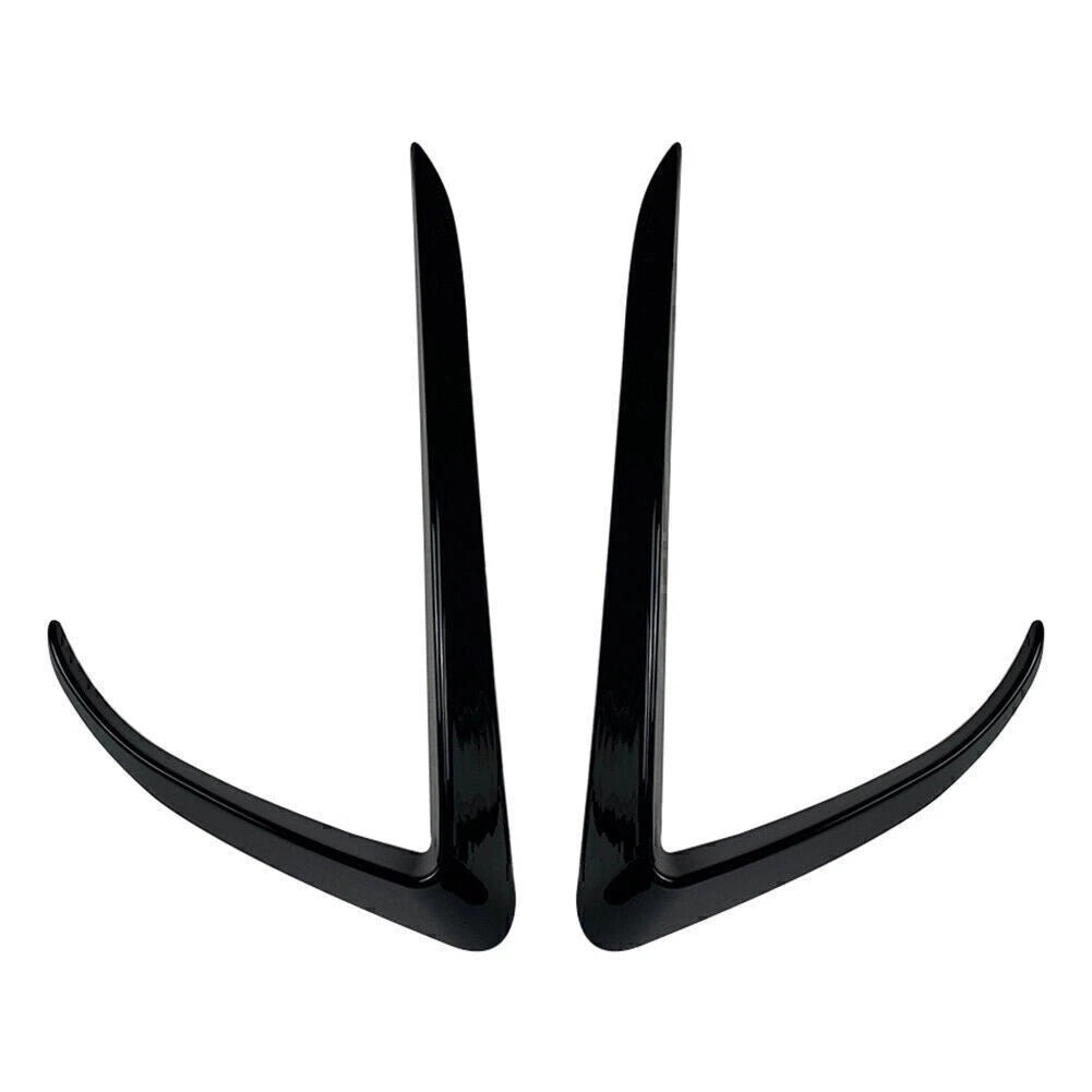 2X Front Fog Light Eyebrow Cover Trim for Tesla Model X (2015–2020)