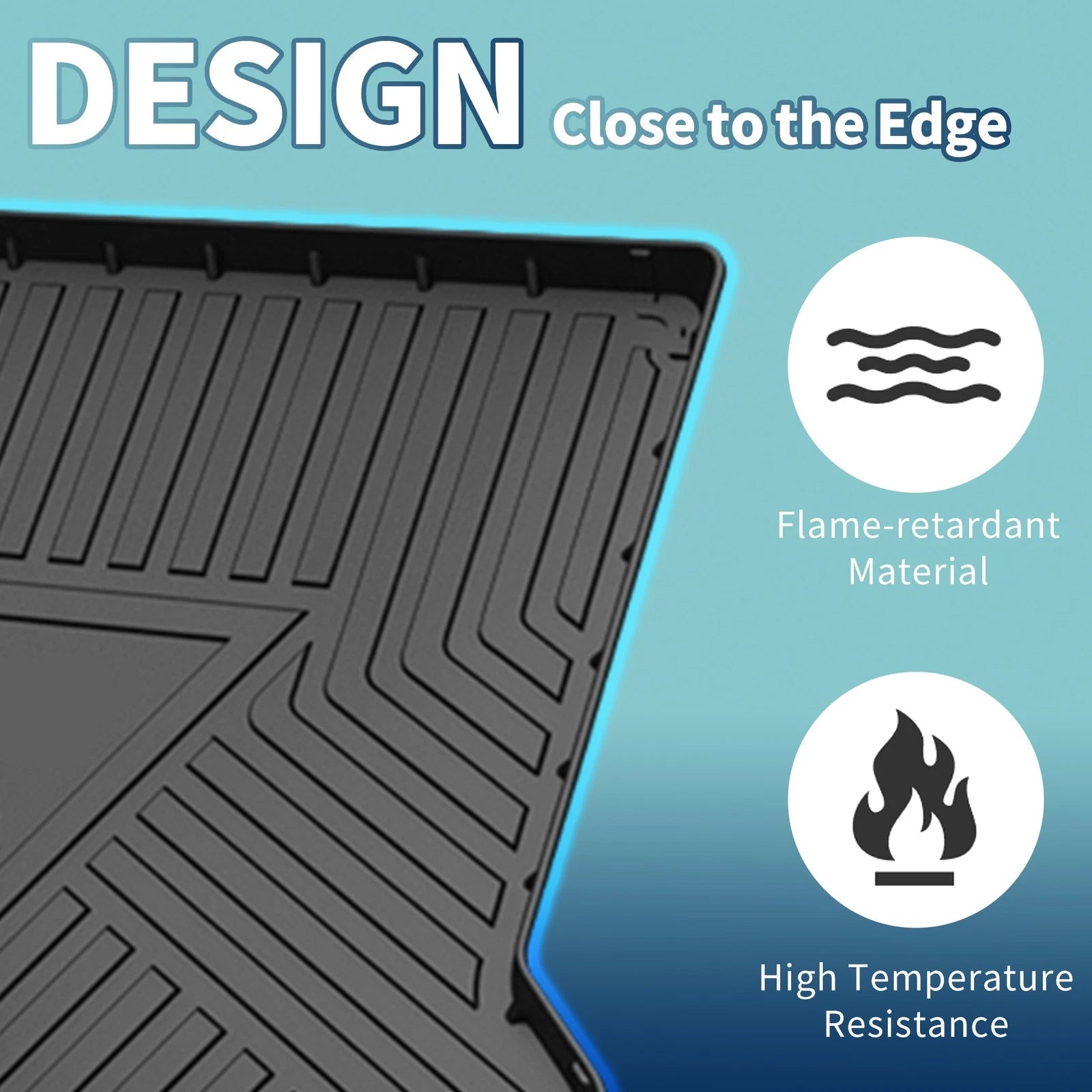 Flat Face Cargo Liner Rear Trunk Mat for Mazda CX-30 (2020–2025) TPE