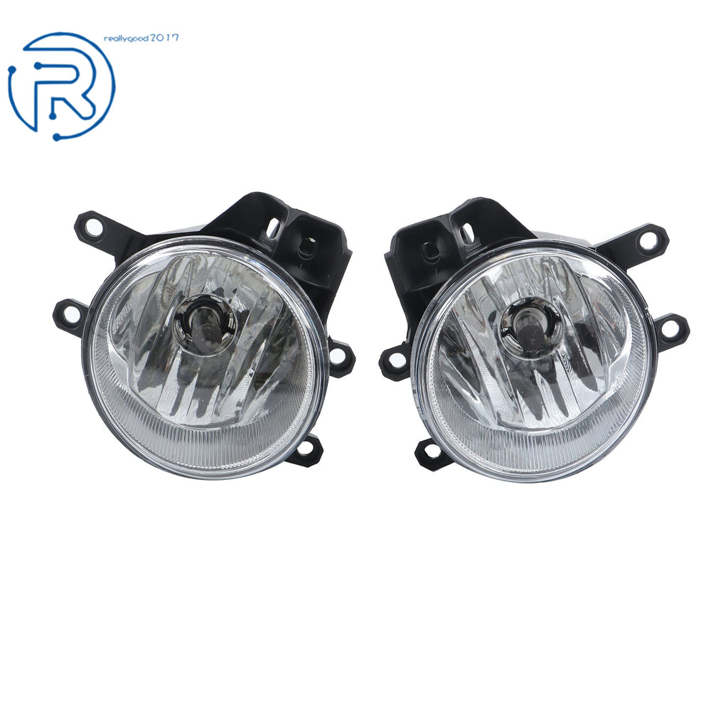 Front Grille Kit with Fog Lights for Toyota RAV4 (2016-2018) Black/Silver