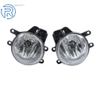 Front Grille Kit with Fog Lights for Toyota RAV4 (2016-2018) Black/Silver