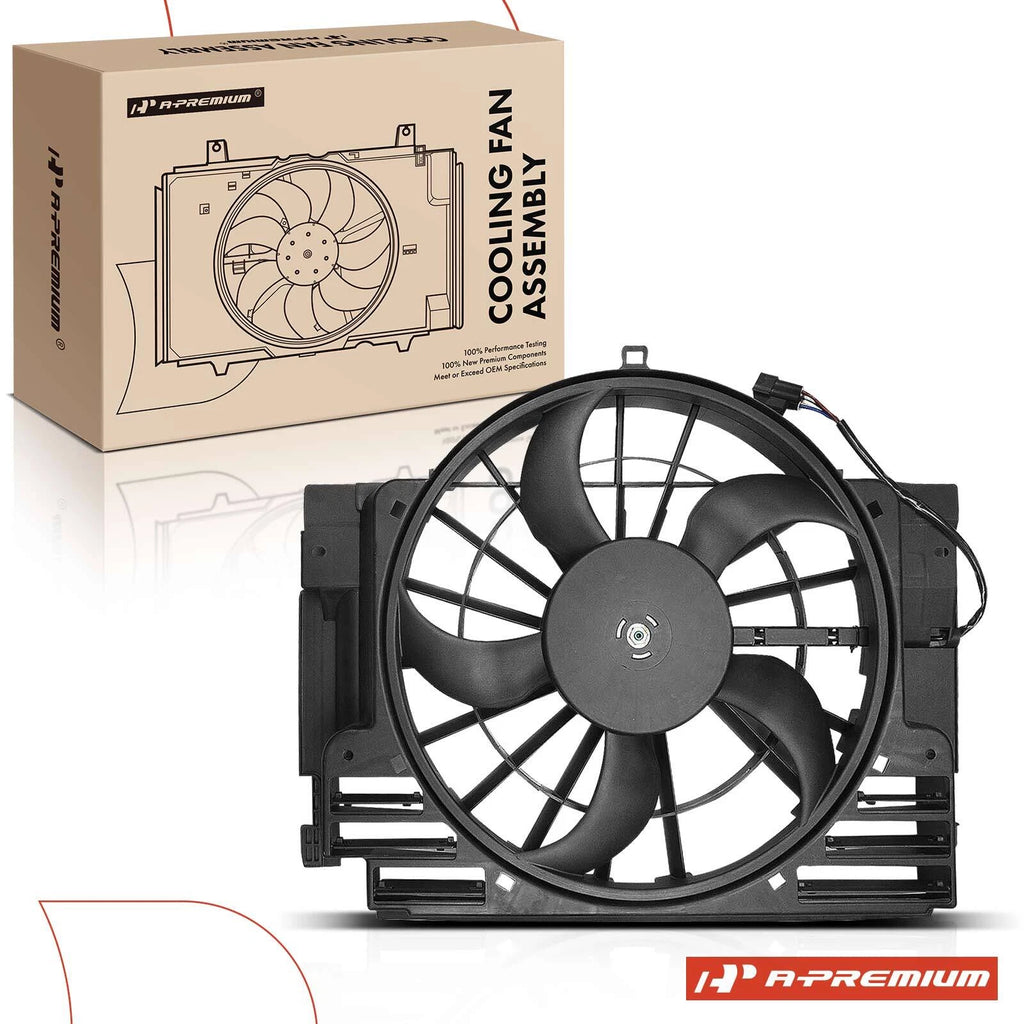 Cooling Fan Assembly with Shroud & Control Module for BMW X5 (2000–2006)