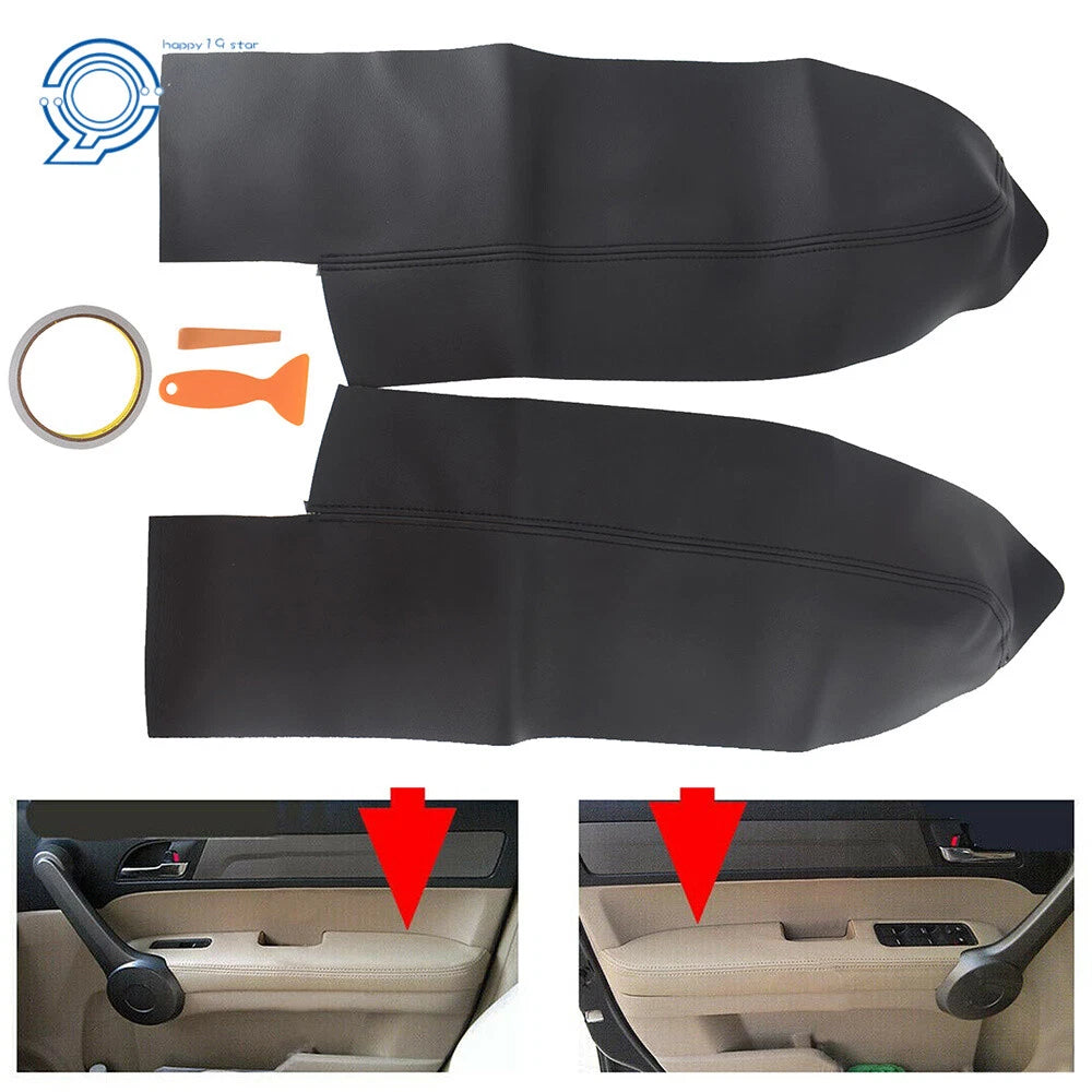Synthetic Leather Armrest Covers for Honda CR-V (2007–2012)