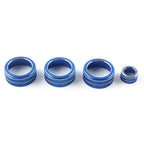 AC Climate Control Knob Ring Cover for Honda Civic 2022-2023 Blue 4 pcs