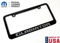 License Plate Frame Front for Jeep Gladiator Script Emblem Silver Fill (—)