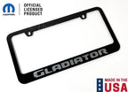 License Plate Frame Front for Jeep Gladiator Script Emblem Silver Fill (—)