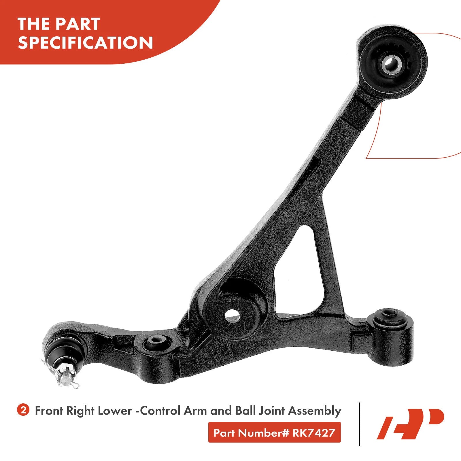 Set of 8 Front Lower Control Arms with Ball Joints for Chevy Dodge