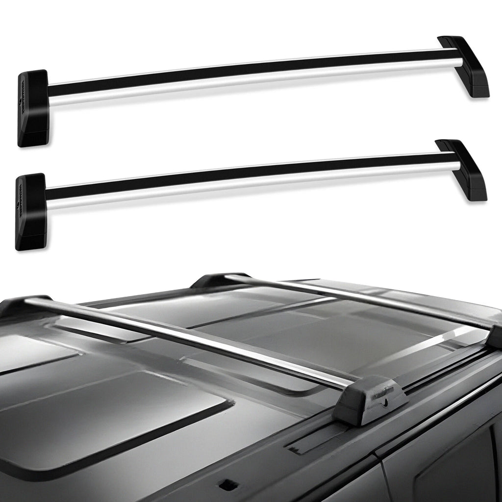 Cross Bar Set for Hummer H3 H3T (2006–2010) Roof Rack Cargo Carrier Black
