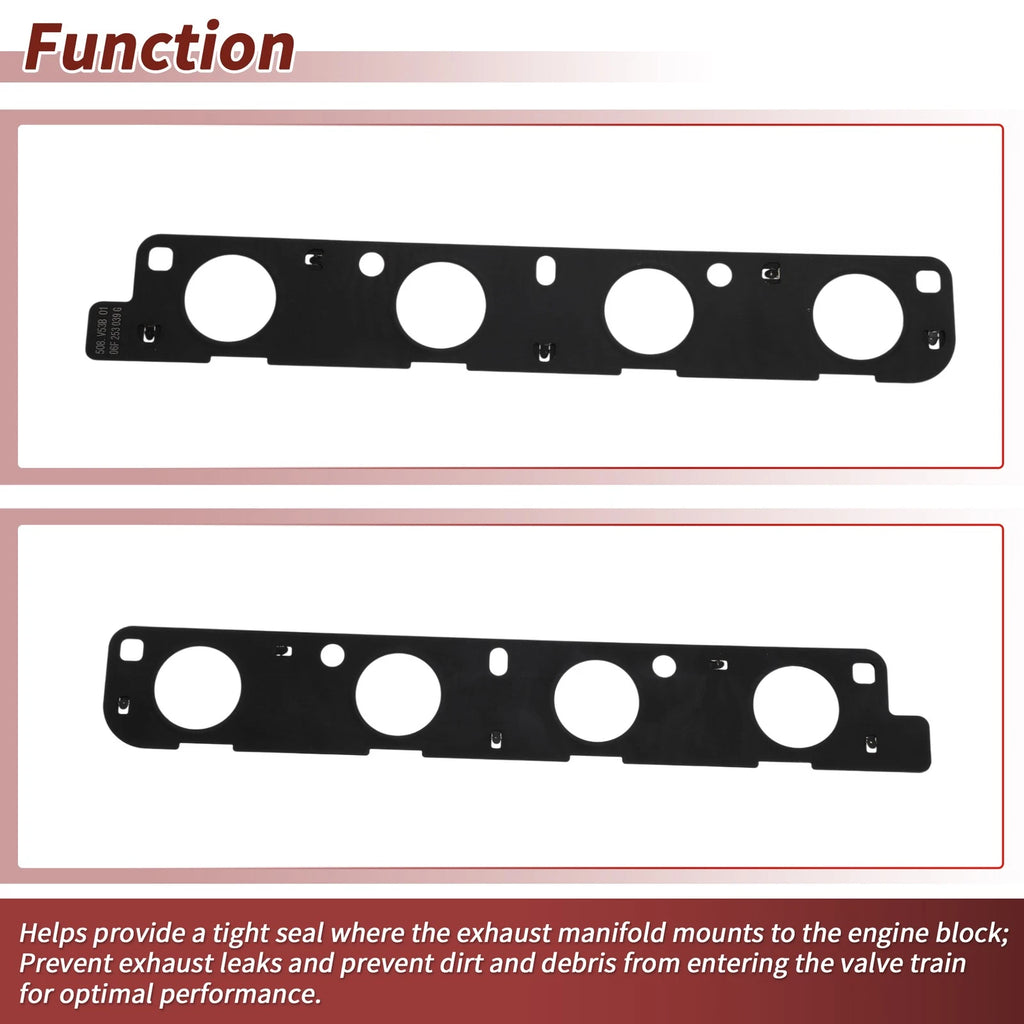 Exhaust Manifold Header Gasket for Volkswagen CC (2008–2016) No. 06F253039G