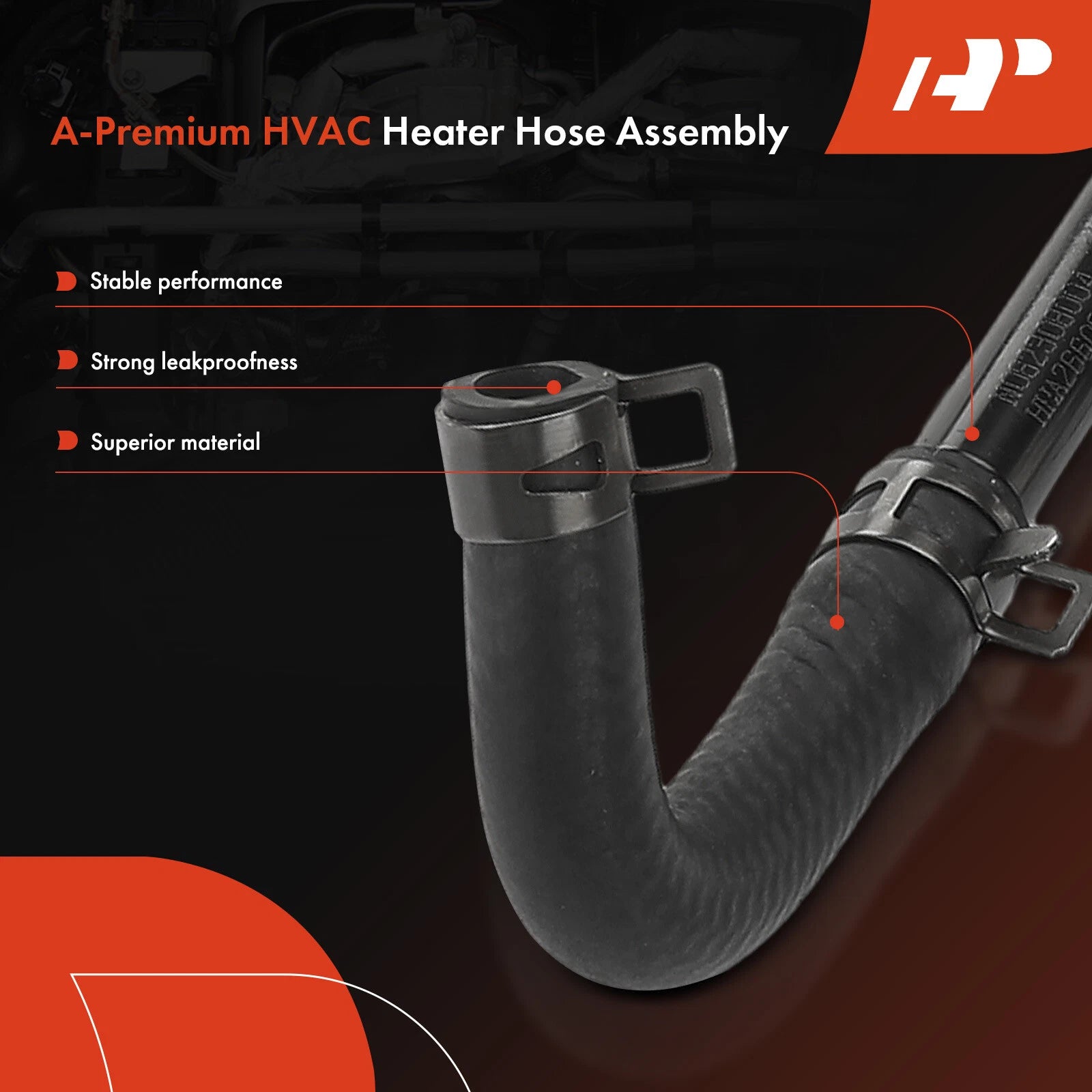 HVAC Heater Hose Assembly for Ford F-150, F-150 Heritage, E-250 (2004–2008)