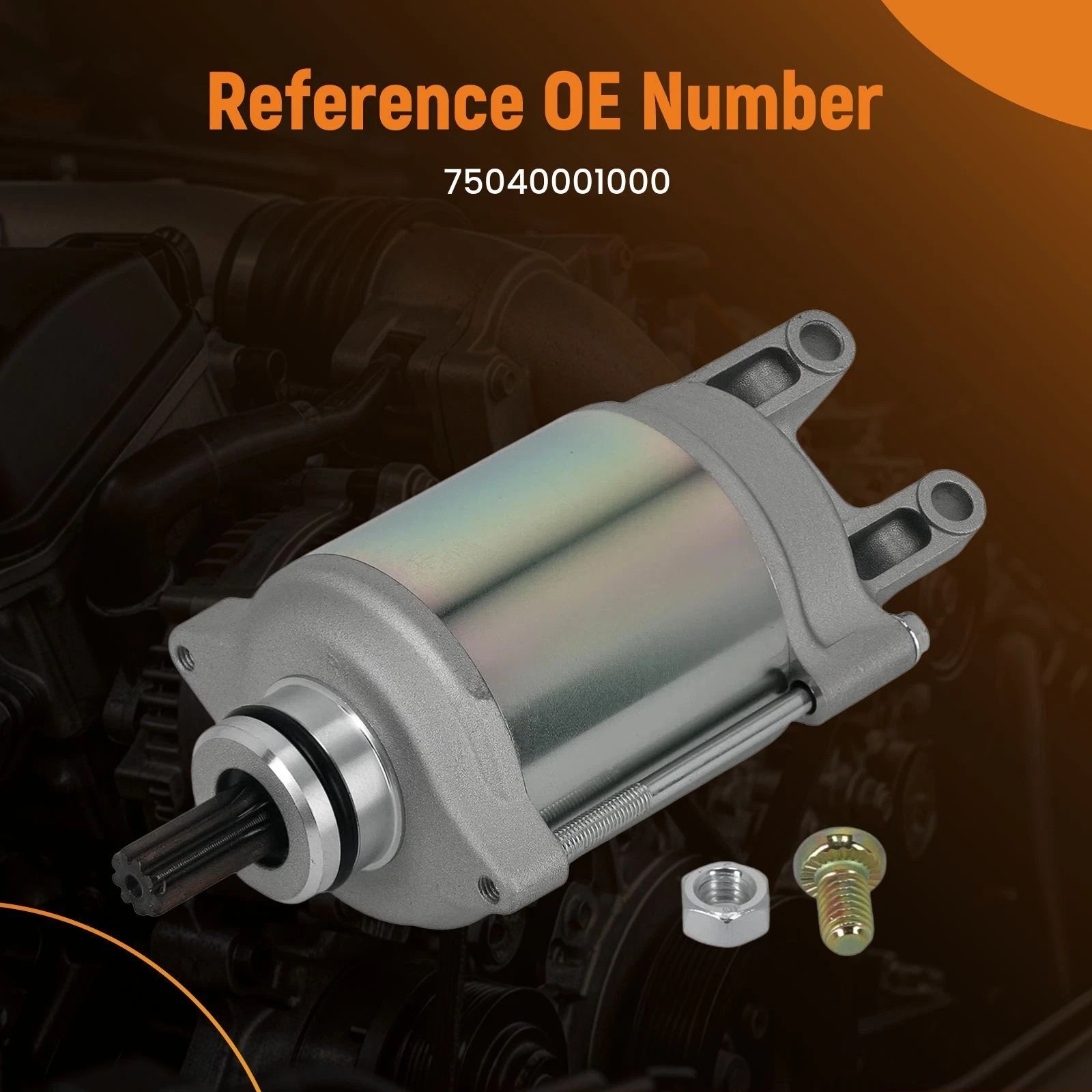 9 Teeth Starter Motor for KTM 690 (2008–2017) 75040001000 PMDD CCW