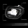 Full LED Projector Fog Lights for Freightliner Cascadia (2008–2017)