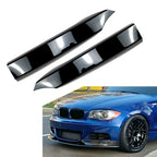Front Bumper Side Spoiler Lip Protector for BMW 1 Series E82 E88 (08-13)
