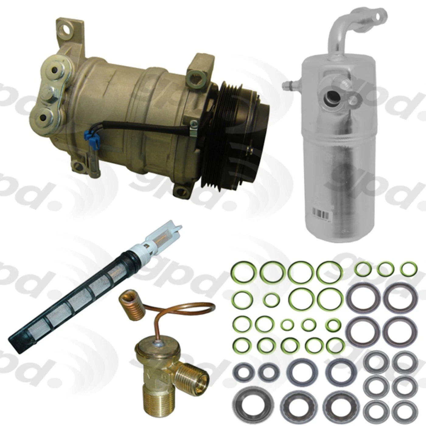 A/C Compressor with Clutch for Chevy Yukon, Tahoe, GMC