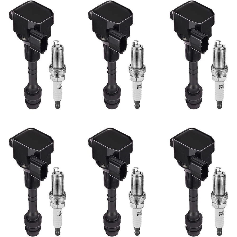 Ignition Coil Pack & Spark Plugs for Nissan Murano Altima Maxima (2004-2008)