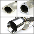 4" Rolled Tip Muffler for Mitsubishi Eclipse V6 (2000–2005) - Stainless Racing Catback
