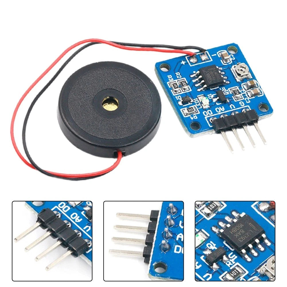 Vibration Sensor Piezoelectric Film Switching Module for