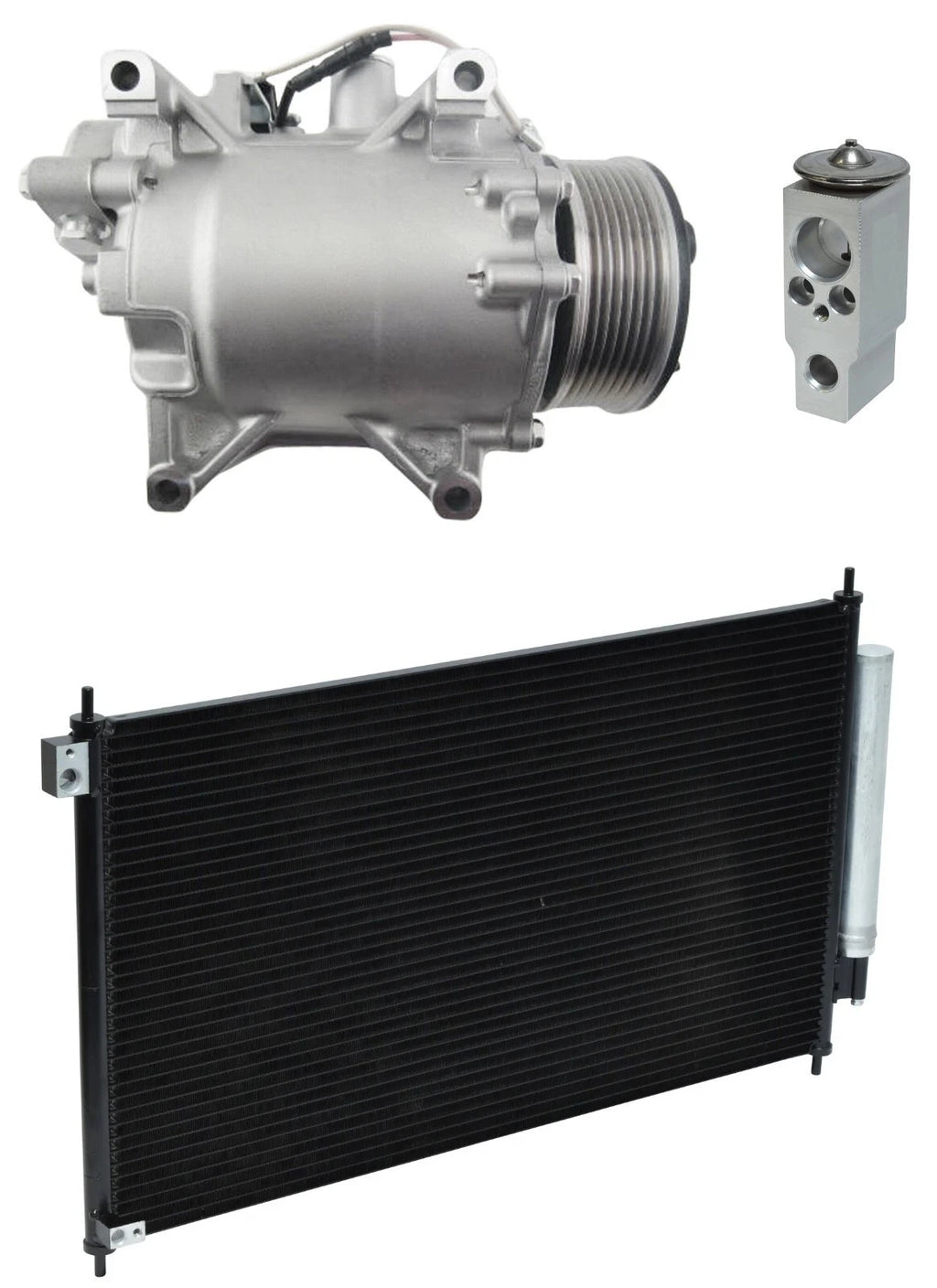 AC Compressor Kit With Condenser for Acura ILX 2.4L (2016–2017)