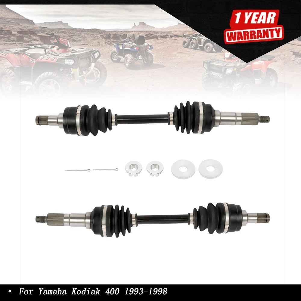 Set of 2 CV Axles for Yamaha Kodiak 400 (1993â1998)