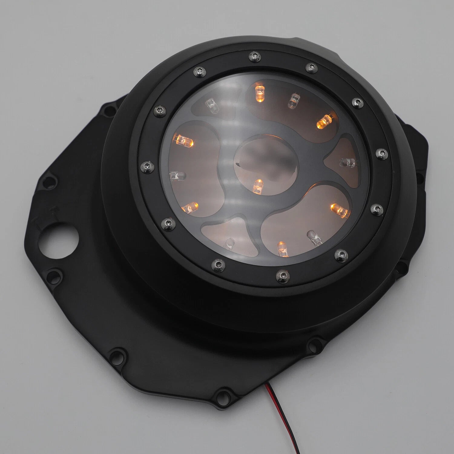 Sequential LED Engine Clutch Cover for Suzuki GSXR1300 Hayabusa (1999–2020)