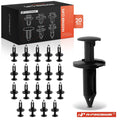 20Pcs 8mm Nylon Fastener Clips Push-Type Closed End for Chevy GMC (—–—)
