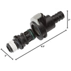 2Pcs Sprayless Connector Kit for Attwood (8838US6)