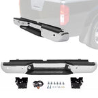 Rear Step Bumper Assembly with Sensor Hole Chrome for Nissan Frontier (2013–2021)