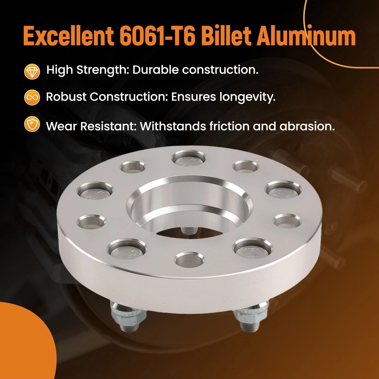 25mm Wheel Spacers for Cadillac XLR Eldorado (2004–2009) 5x120.65 M12x1.5