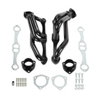 Black SS Engine Swap Headers for Small Block Chevy Blazer S10 S15 (283–350)