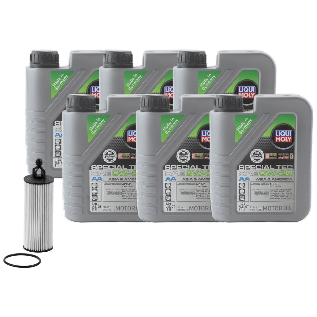 6L Liqui Moly Special Tec AA 0W20 Engine Oil Change Kit for Grand Cherokee (2011–2021)