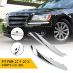 2X Front Bumper Molding Panel Trim Chrome for Chrysler 300 (2011–2014)