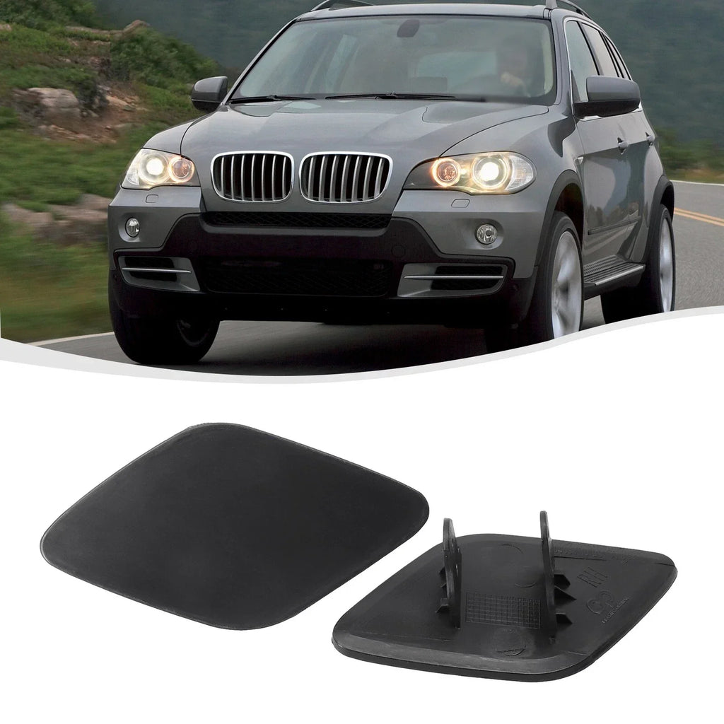 Set of 2 Front Left/Right Headlight Washer Nozzle Covers for X6 (2008���2014)