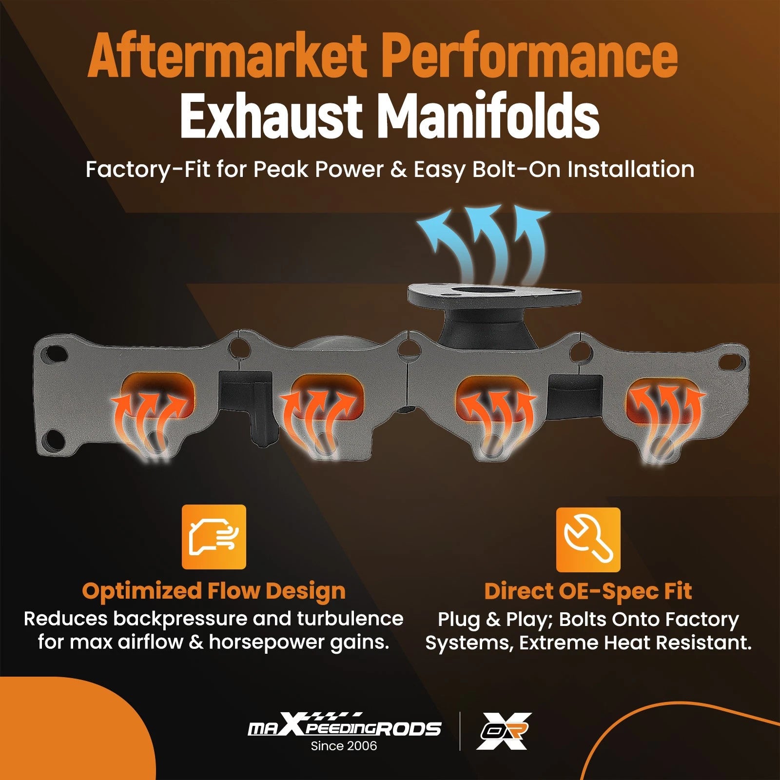 Exhaust Manifold Kit for Chevrolet Equinox 2010-2012