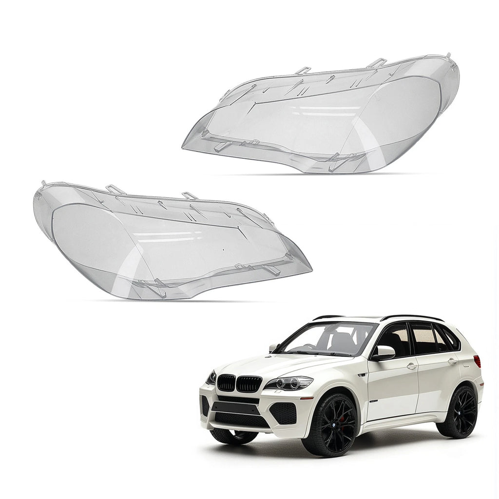 Headlight Lamp Lens Cover Set for BMW E70 (2009–2013) 63117288996
