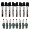 Set of 8 Ignition Coils & NGK G-Power Spark Plugs for Passat S4 S8 E38 GX470 V8