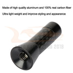 Stubby Carbon Fiber AM/FM Radio Antenna for Universal Fit (1.4")