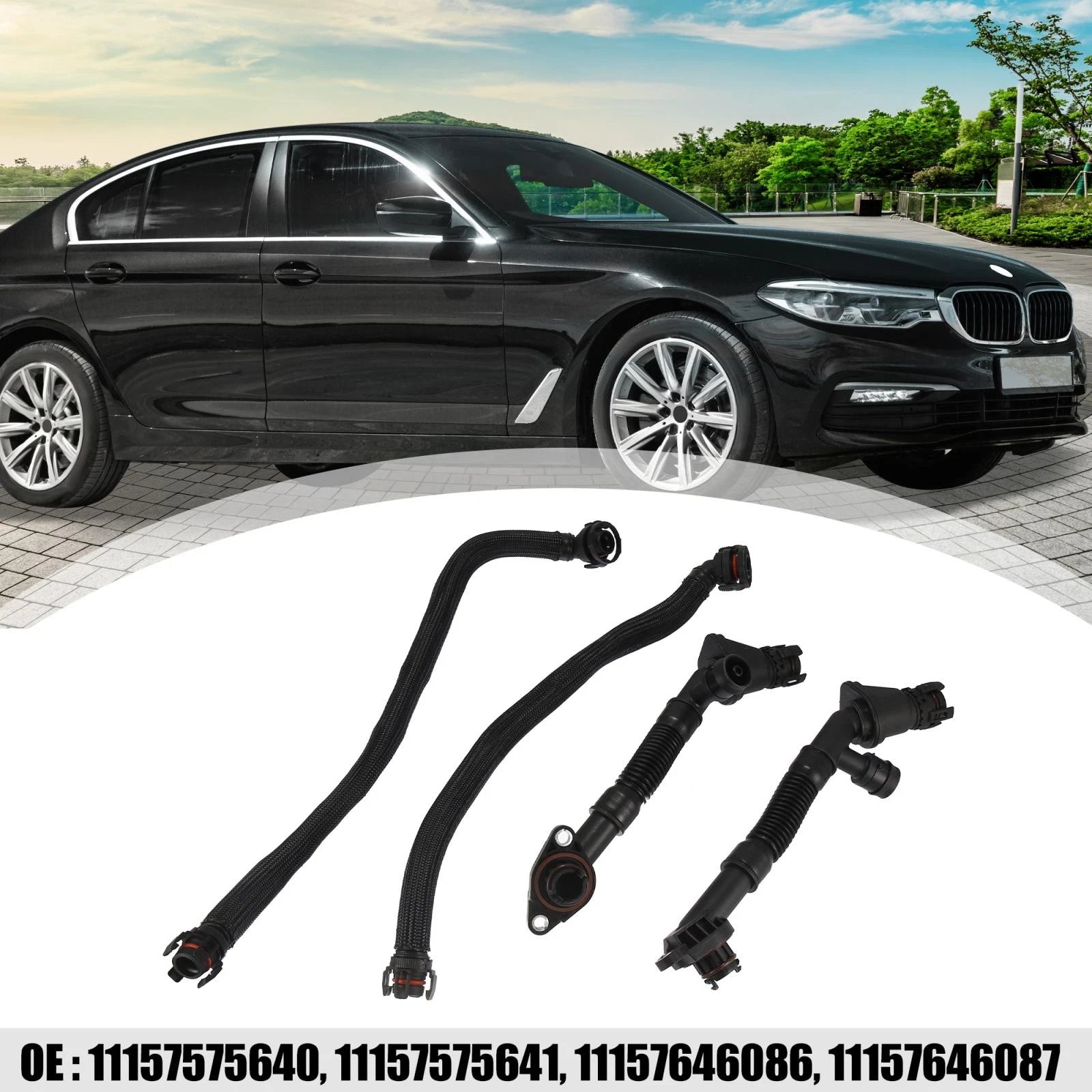 Crankcase Vent Pipe Kit for BMW (11157575640, 11157575641, 11157646086, 11157646087)