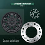 2X 2" Wheel Adapters 8x180 to 8x170 14x1.5 for Chevrolet Silverado 2500 3500 (2001–2023)