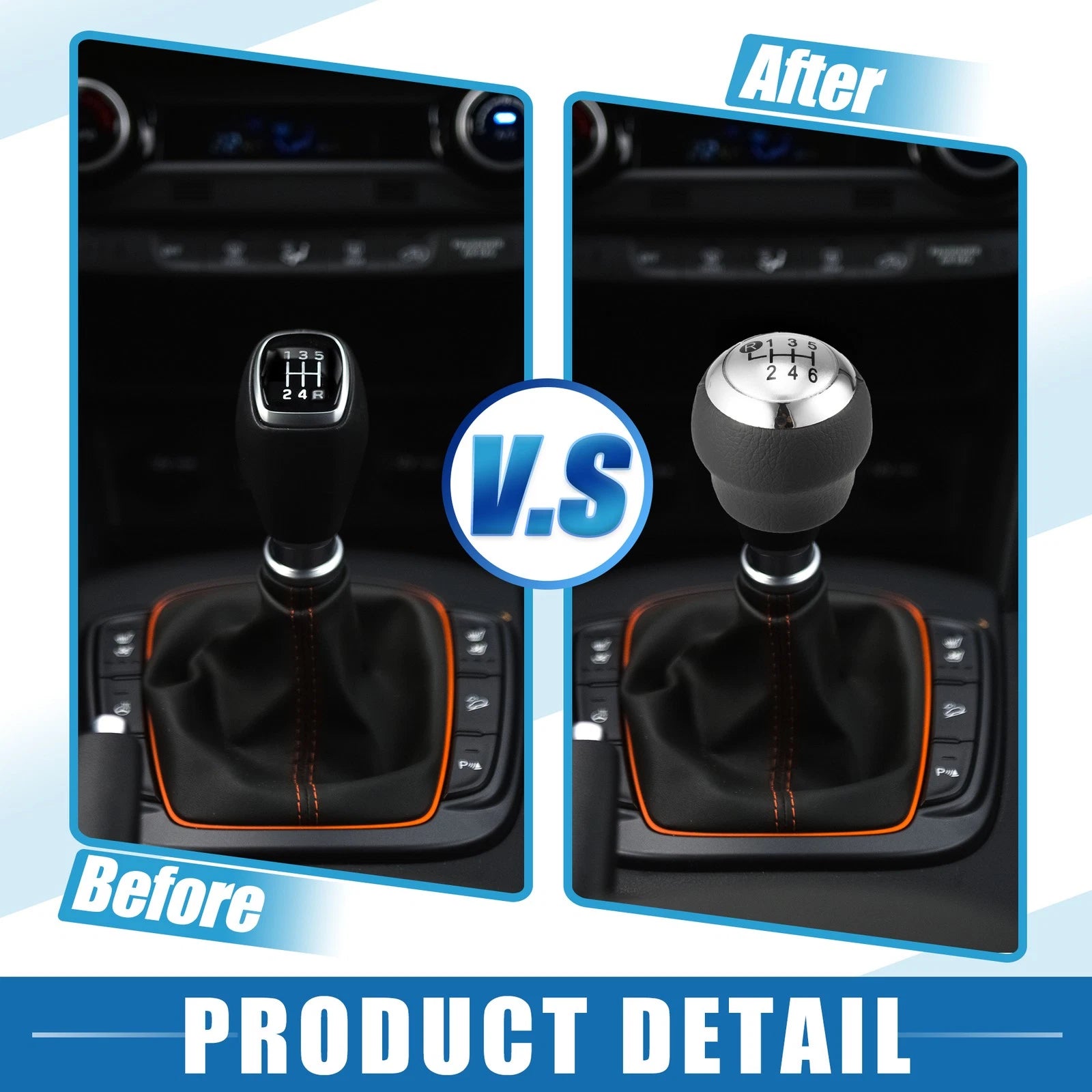 5 Speed Manual Transmission Shift Knob for Toyota Corolla (2007–2014)