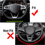 Lower Steering Wheel Cover Trim for Mercedes Benz W117 W213 W218 (2015-2023)