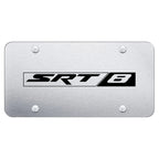 Etched on Brushed Stainless Steel License Plate - Officially Licensed for SRT8