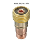Gas Lens & Chuck Body for Tig WP-17/18/26 (Brass Collets)