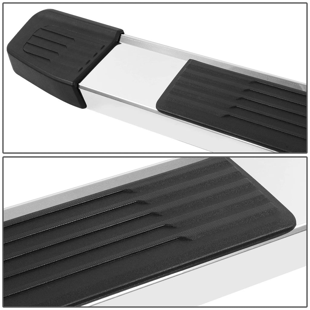 Set of 2 Polished Step Nerf Bars for Dodge Ram 1500/2500/3500 (2009–2022)