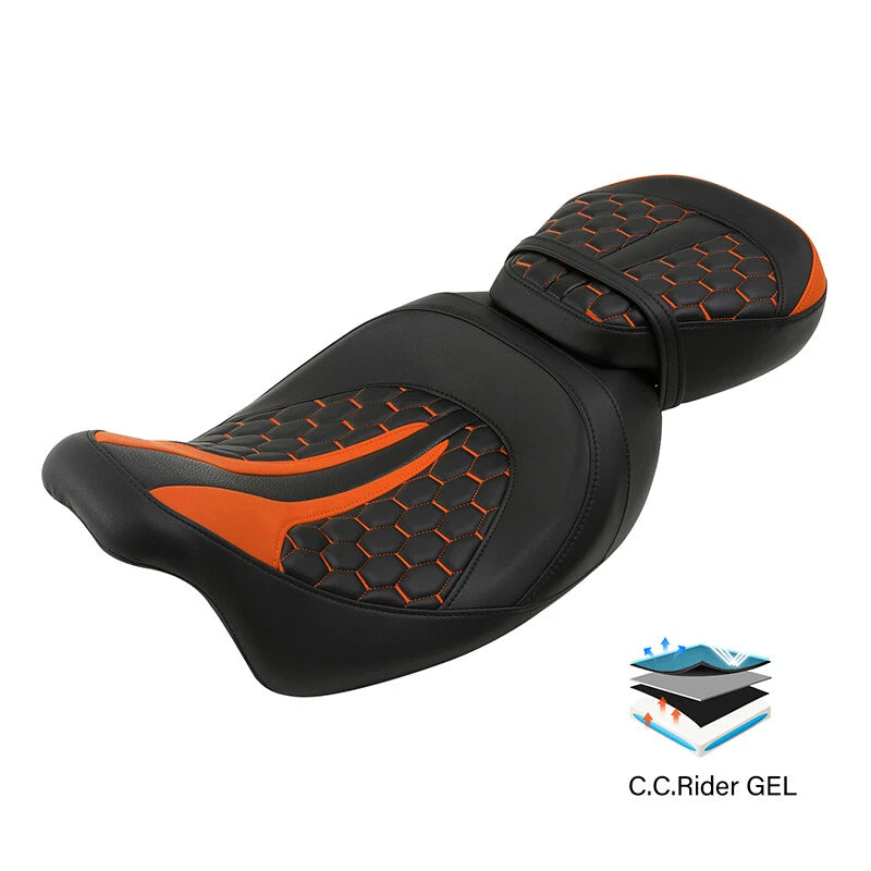 Gel Seat for Harley Electra Street Road Glide (2009–2023)